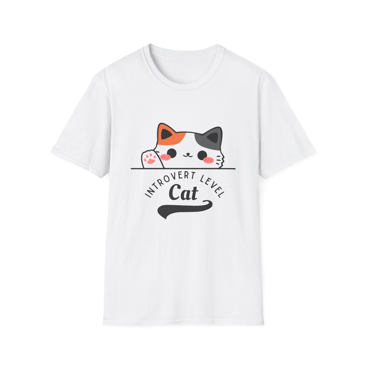 Introvert Level: Cat T-Shirt