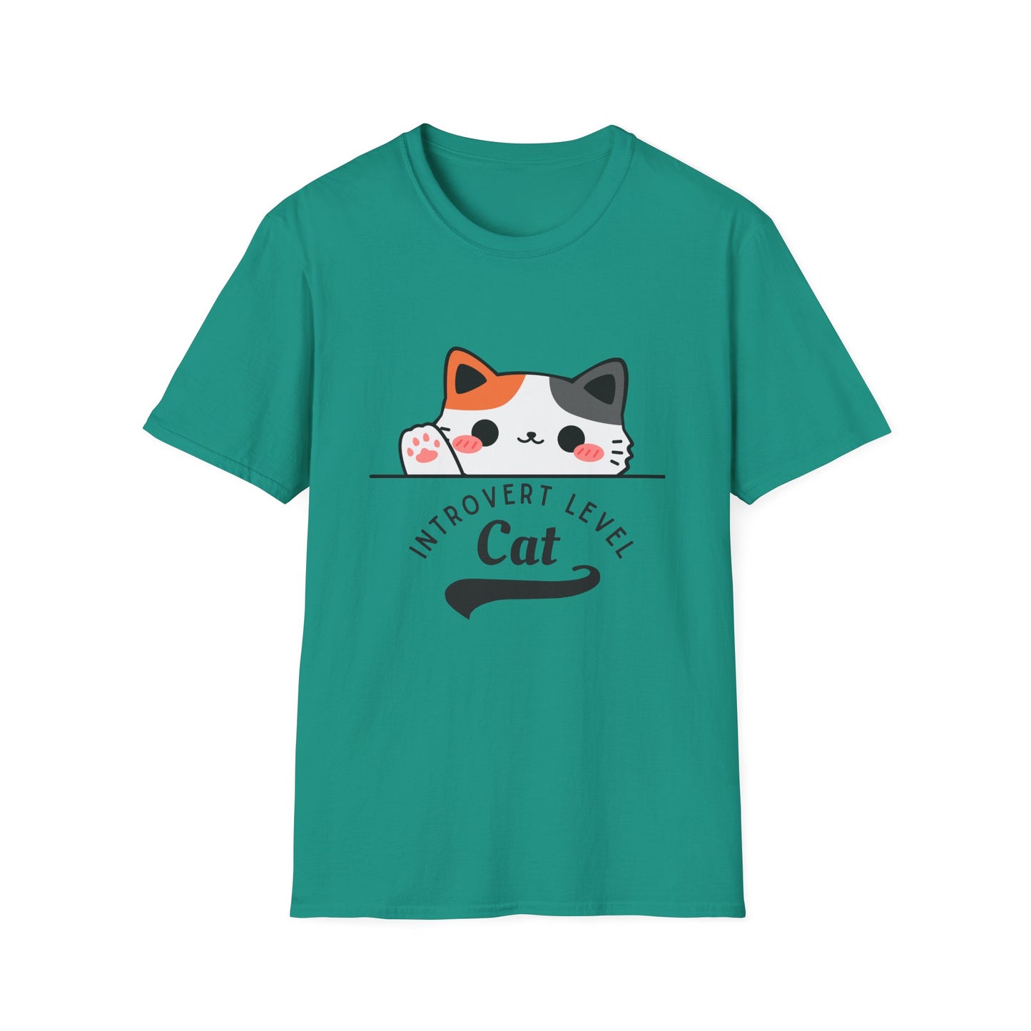 Introvert Level: Cat T-Shirt