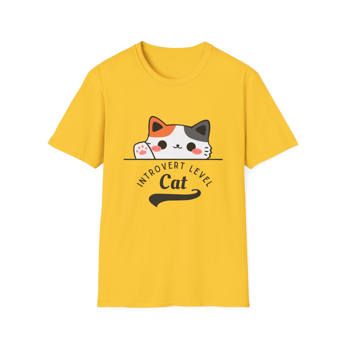 Introvert Level: Cat T-Shirt