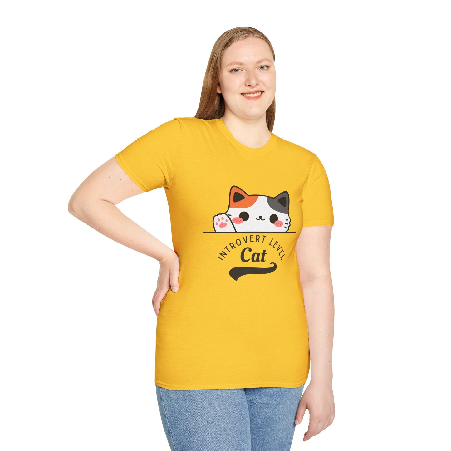 Introvert Level: Cat T-Shirt