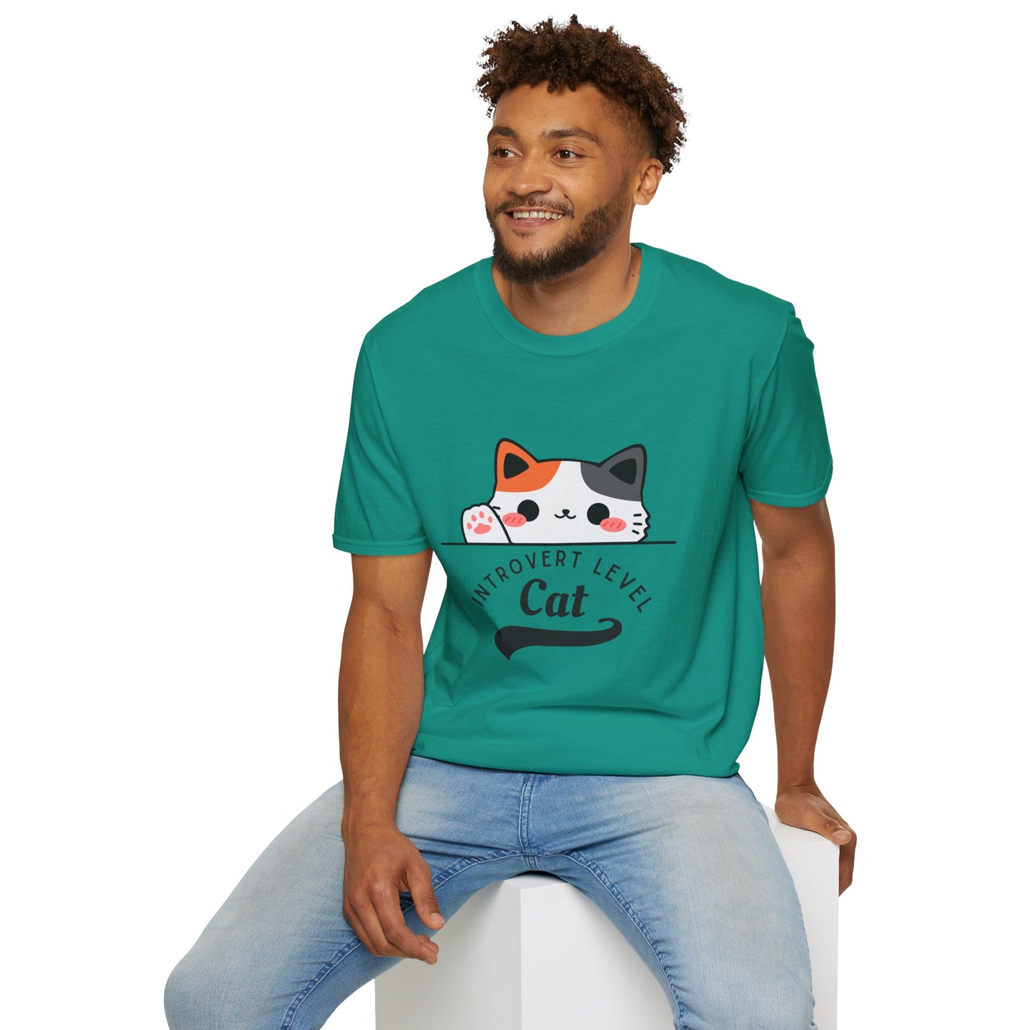 Introvert Level: Cat T-Shirt